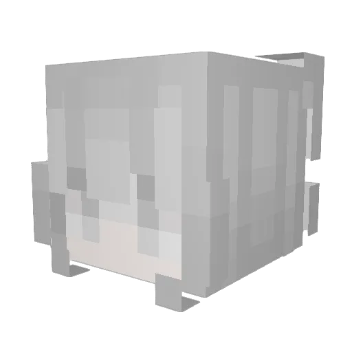 Shii5 Minecraft avatar head, 3D render