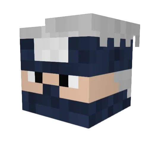 Shiifftty Minecraft avatar head, 3D render