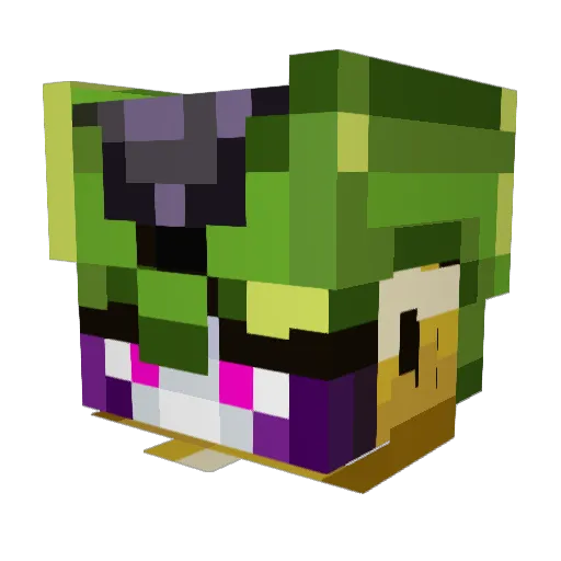 Shiitake_Shroom Minecraft avatar head, 3D render