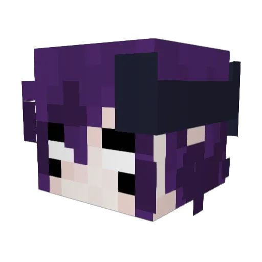 Shiitake_rd Minecraft avatar head, 3D render