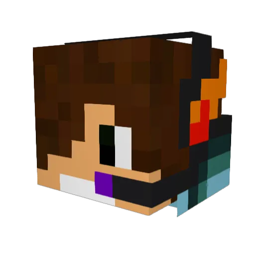Shijimi0012 Minecraft avatar head, 3D render