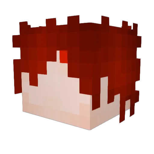 Shiki_Nara Minecraft avatar head, 3D render