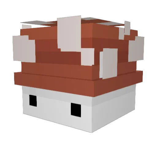 Shikimori_JP Minecraft avatar head, 3D render
