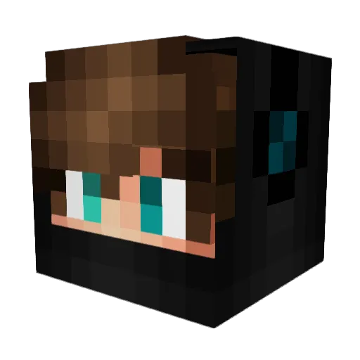ShillyShally1 Minecraft avatar head, 3D render