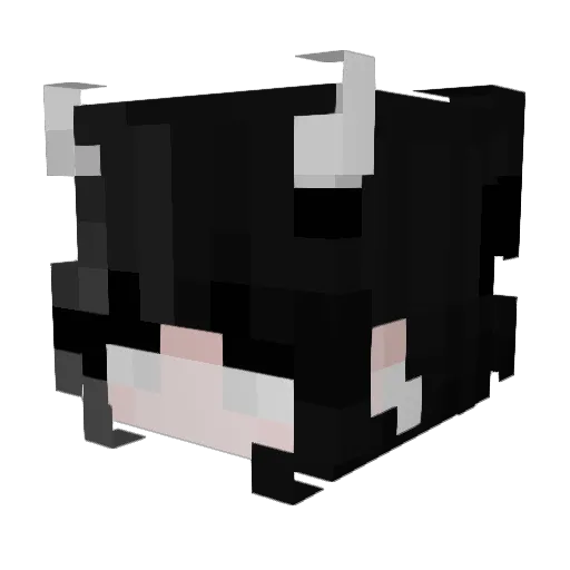 ShimiTao Minecraft avatar head, 3D render