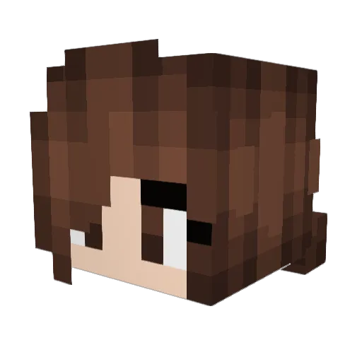 Shimmer05 Minecraft avatar head, 3D render