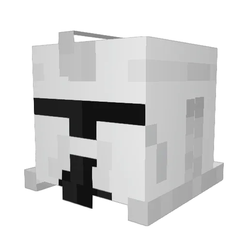 Shimmy17 Minecraft avatar head, 3D render