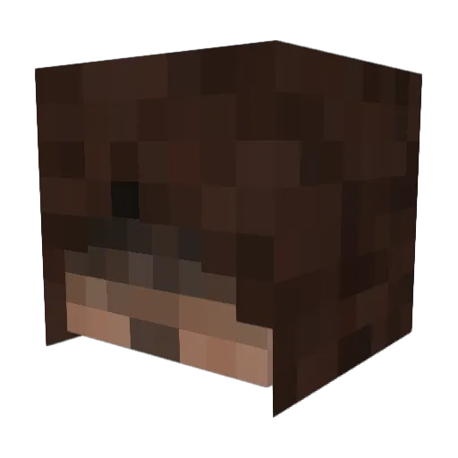 Shimoniskey Minecraft avatar head, 3D render