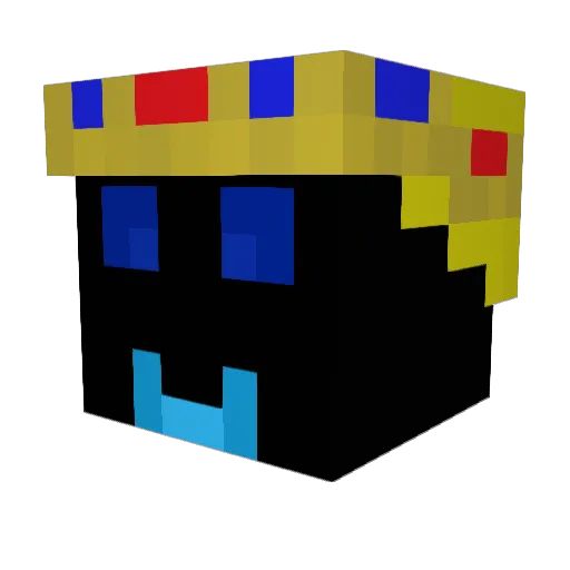 Shimozaa Minecraft avatar head, 3D render