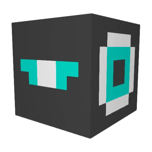 ShinLuo Minecraft avatar head, 3D render