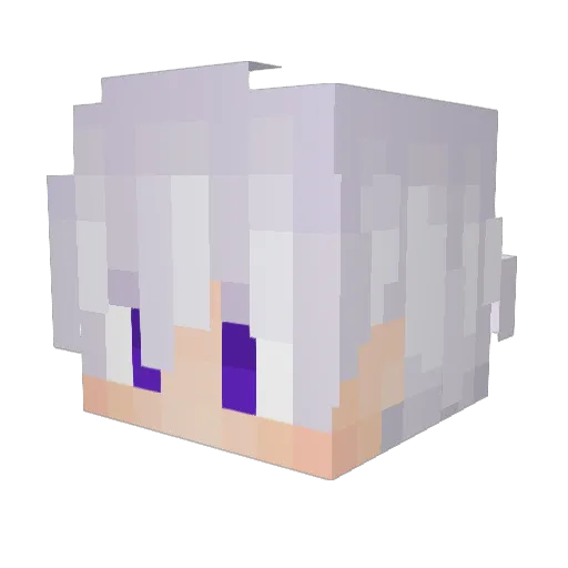 ShinRazorack Minecraft avatar head, 3D render