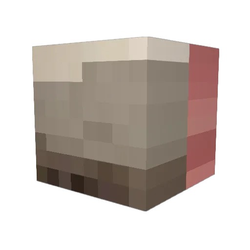 ShinSekai2 Minecraft avatar head, 3D render