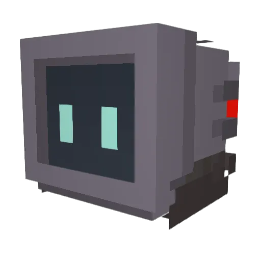 Shin_00 Minecraft avatar head, 3D render