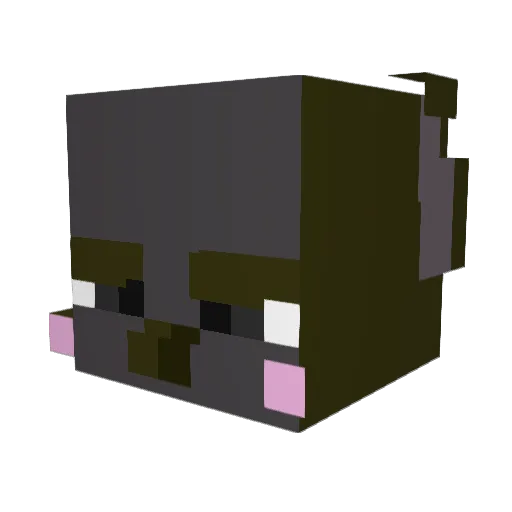 Shin_E30 Minecraft avatar head, 3D render