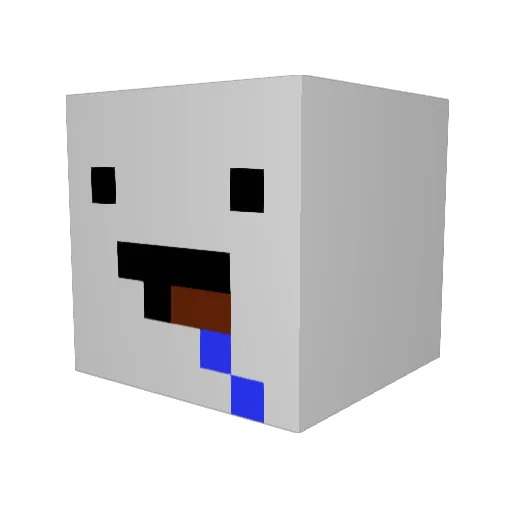 Shin_Yung Minecraft avatar head, 3D render