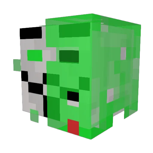 Shin_ycheol Minecraft avatar head, 3D render