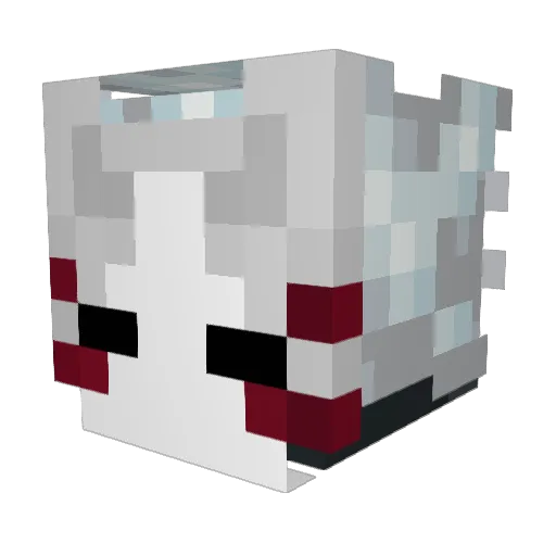 ShindoTTV Minecraft avatar head, 3D render