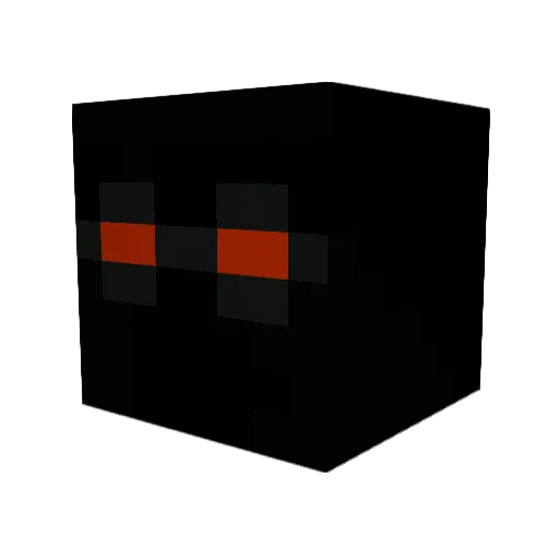 ShineAizen Minecraft avatar head, 3D render