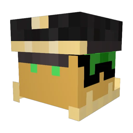 ShineMarco Minecraft avatar head, 3D render