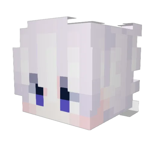 Shinechen_0116 Minecraft avatar head, 3D render