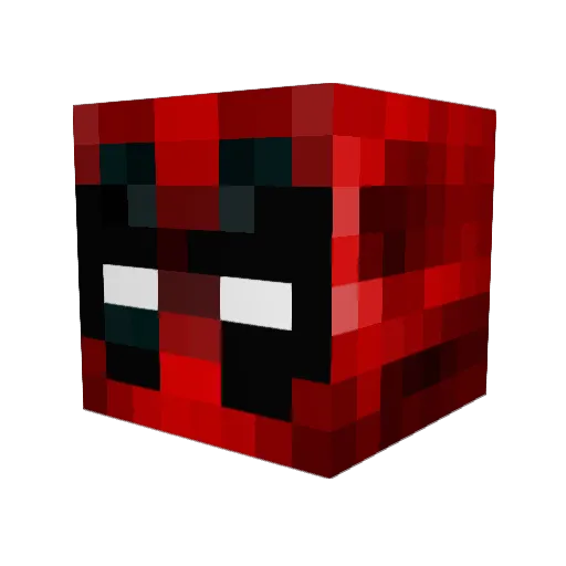 Shinee26 Minecraft avatar head, 3D render