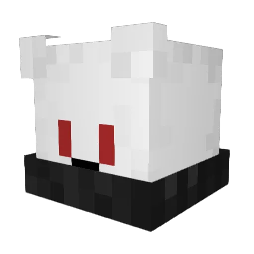 Shingo_ Minecraft avatar head, 3D render