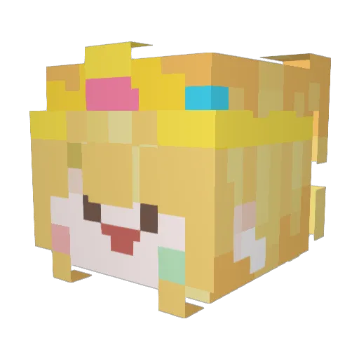 Shining79 Minecraft avatar head, 3D render