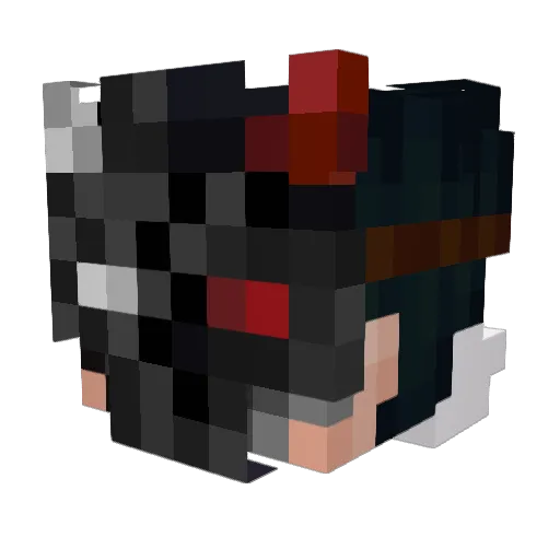 ShiningDiamond24 Minecraft avatar head, 3D render