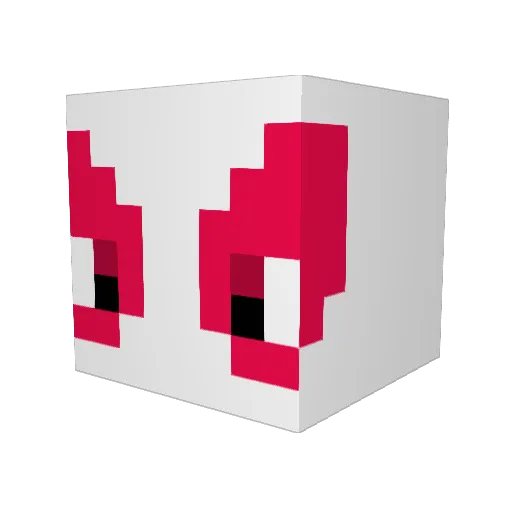 ShiningLugia Minecraft avatar head, 3D render