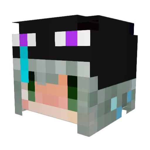 Shinji0410 Minecraft avatar head, 3D render