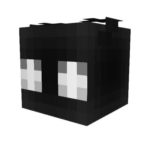 Shinkyuu_ Minecraft avatar head, 3D render