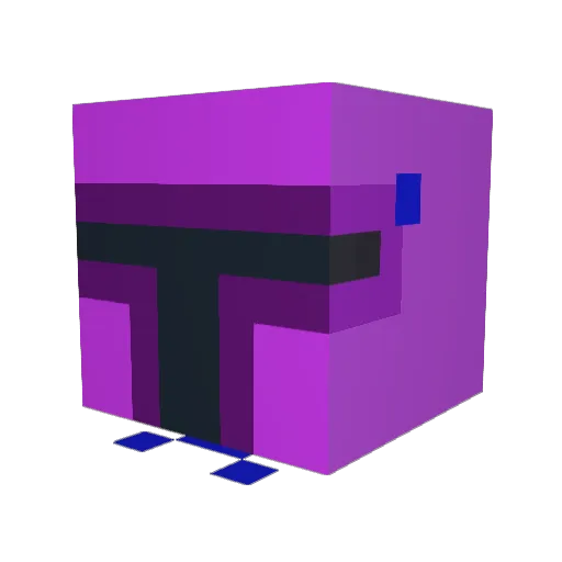 Shinnersboi Minecraft avatar head, 3D render