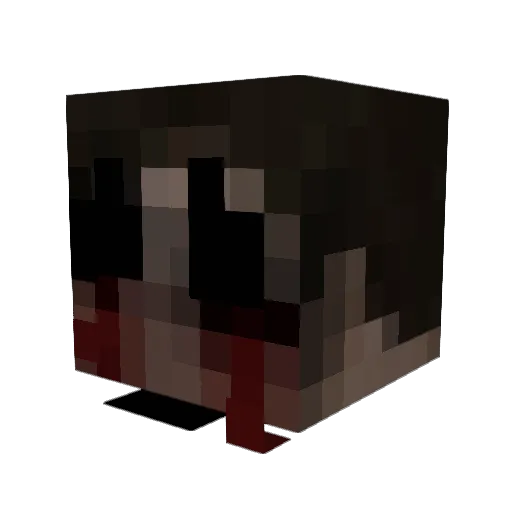 Shino4022 Minecraft avatar head, 3D render
