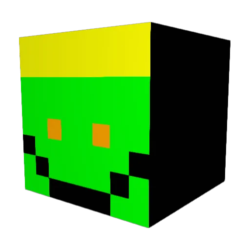 ShinoGuy65 Minecraft avatar head, 3D render