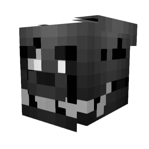 ShinoUwU Minecraft avatar head, 3D render