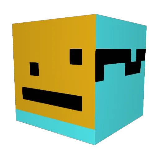 Shinobi423 Minecraft avatar head, 3D render