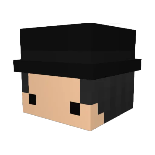 Shinobi_313 Minecraft avatar head, 3D render