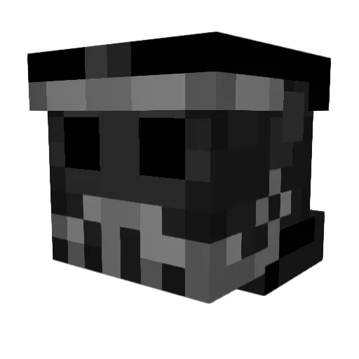 Shinokuya Minecraft avatar head, 3D render