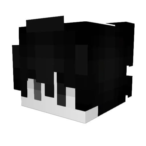 Shinoxs Minecraft avatar head, 3D render