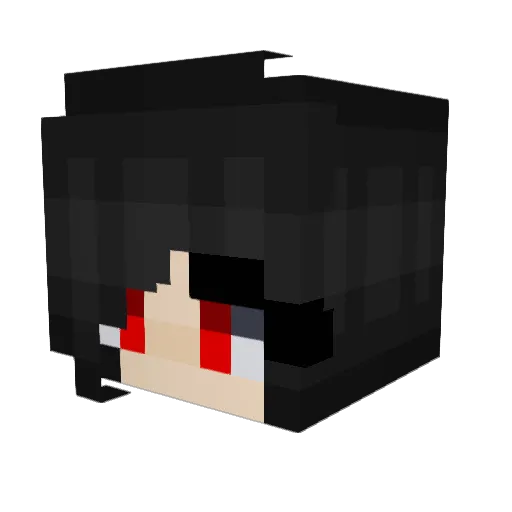 ShinsiiCam Minecraft avatar head, 3D render