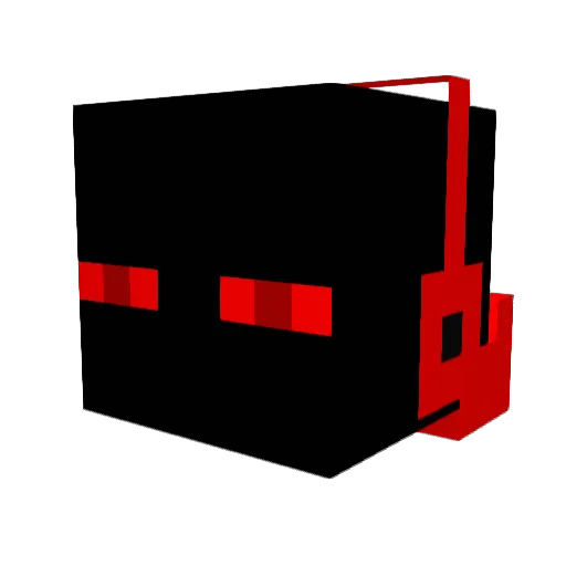 Shintazu Minecraft avatar head, 3D render