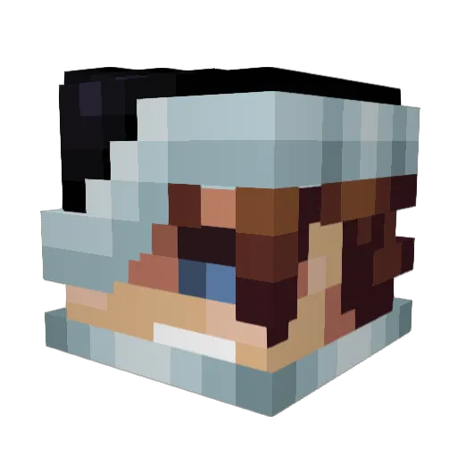 Shinx__ Minecraft avatar head, 3D render
