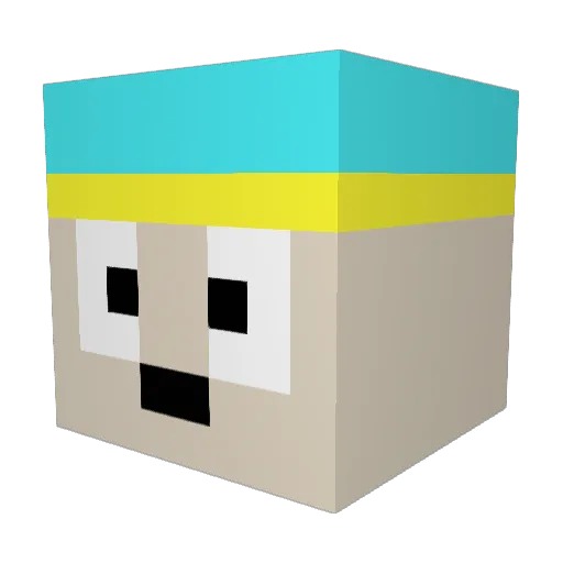 ShinyBee2505490 Minecraft avatar head, 3D render