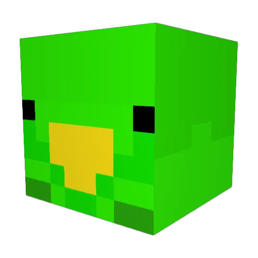 ShinyBetrave Minecraft avatar head, 3D render