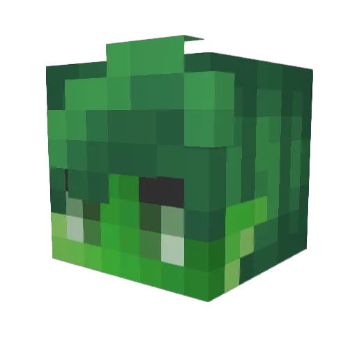 ShinyBlade3 Minecraft avatar head, 3D render