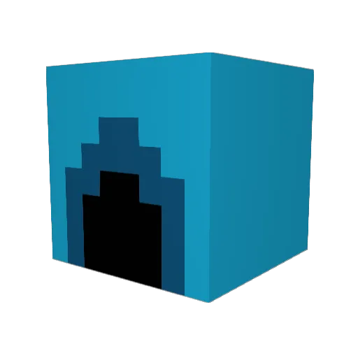 ShinyBronzong Minecraft avatar head, 3D render