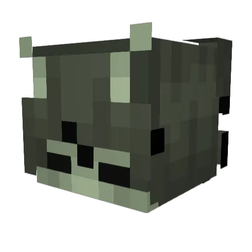 ShinyChimera075 Minecraft avatar head, 3D render