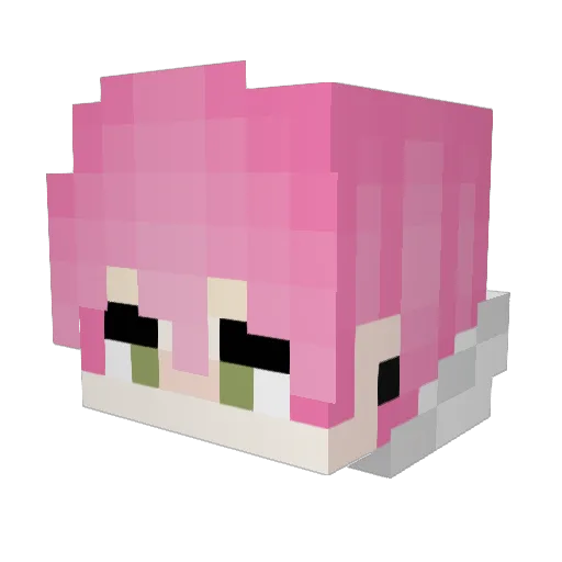 ShinyOG123 Minecraft avatar head, 3D render