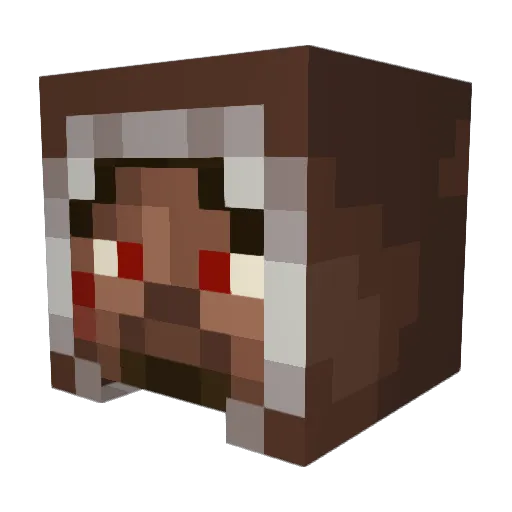 ShinyRoserade Minecraft avatar head, 3D render