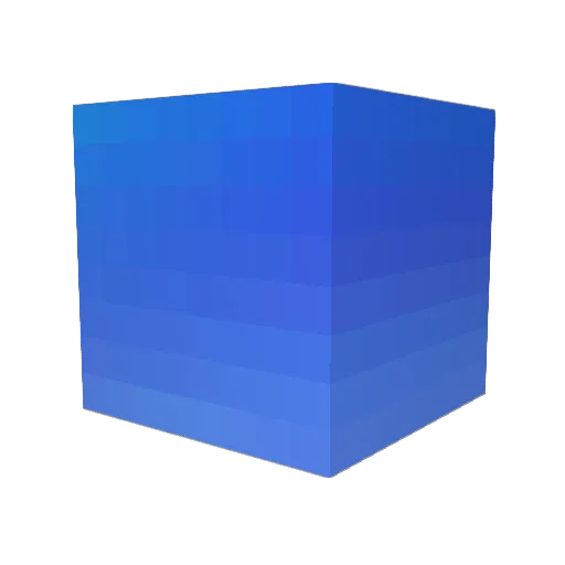 Shinybloxy Minecraft avatar head, 3D render